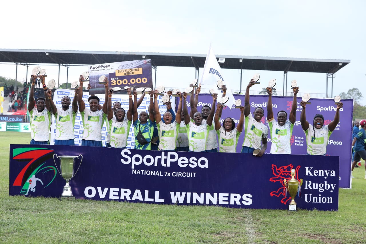 KCB crowned 2025 SportPesa National Sevens Circuit champions in Kisumu