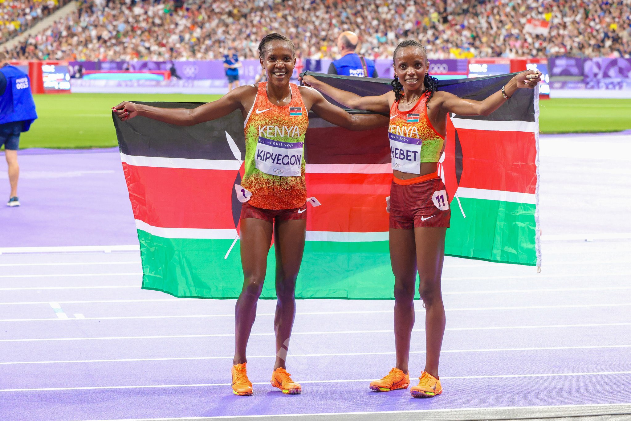 World Championships 25: Chebet leads Kipyegon as Kenya win 5000m gold and silver