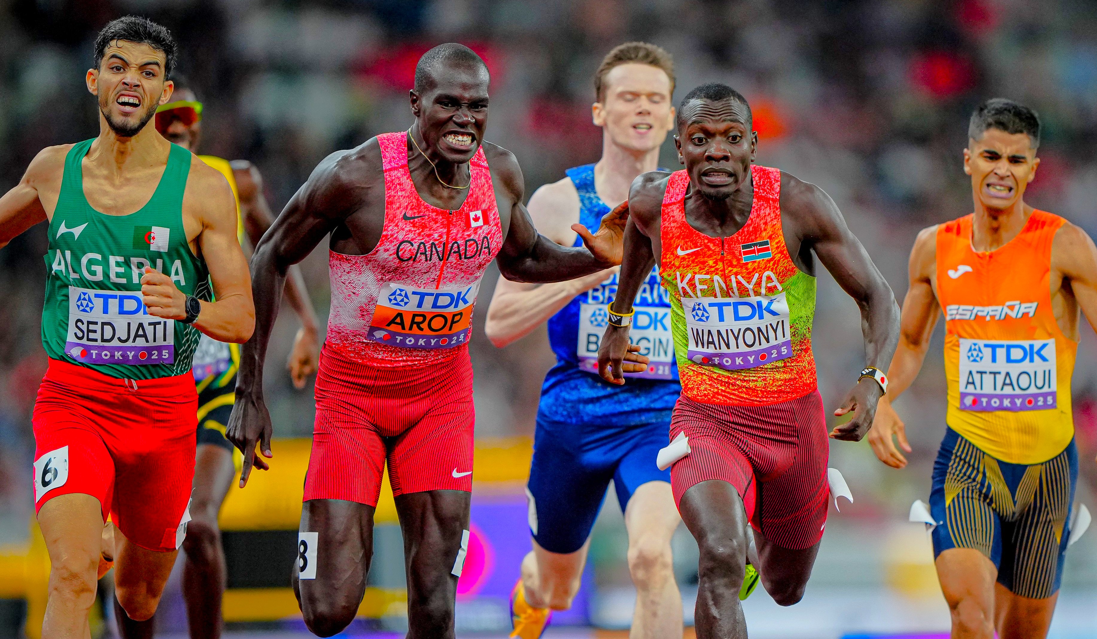 World Championships 25: Wanyonyi runs championship record to win 800m world title